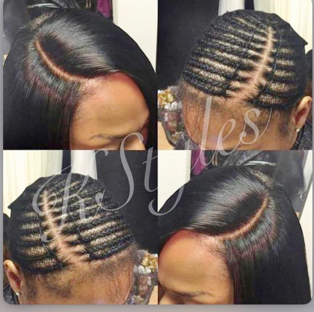 Natural Sew In Weave at Flax Locks Studio Spa,LLC in Greenacres, FL