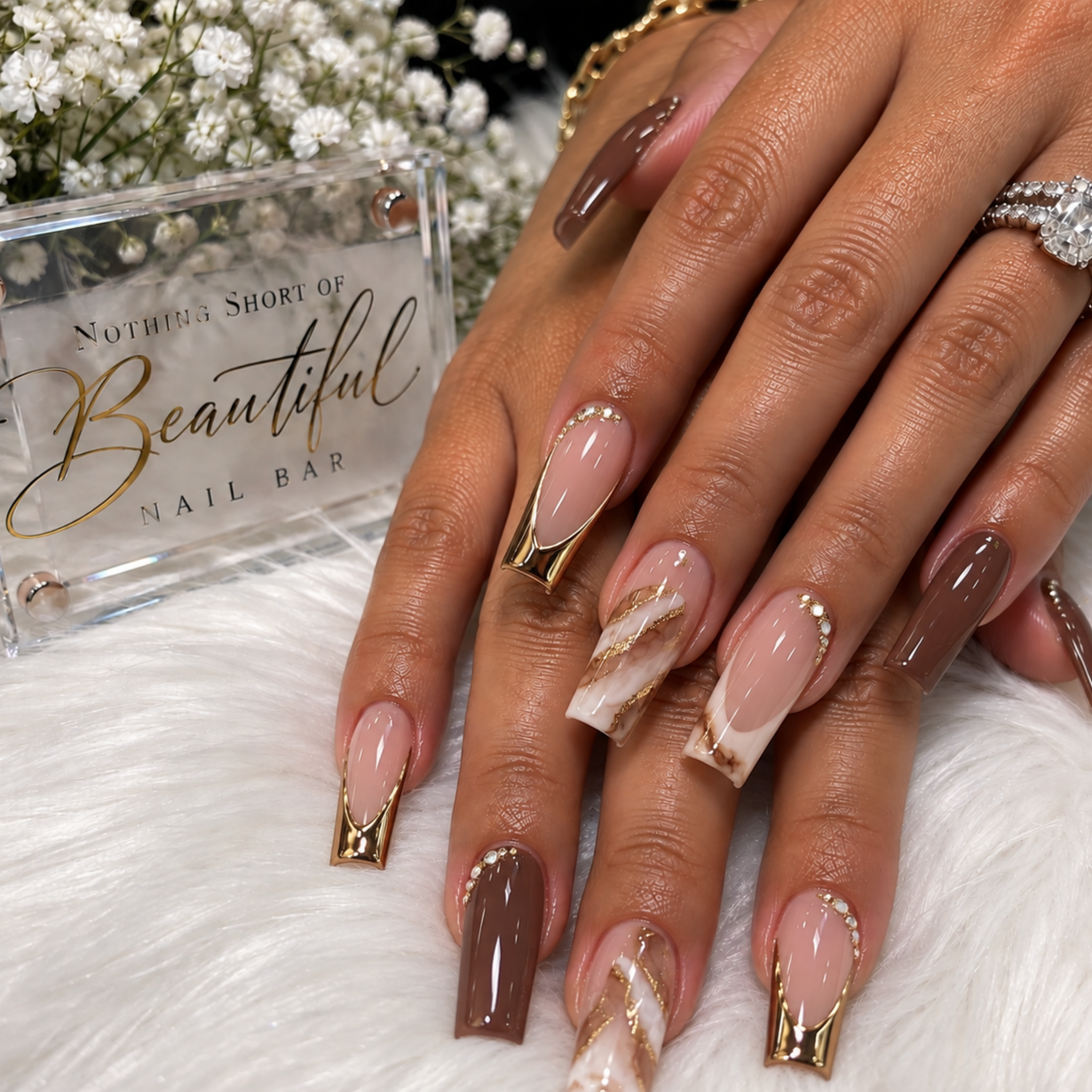 NAILS: Full Set- Gel-X- long at A Shear Thing Beauty Collective in The woodlands, TX