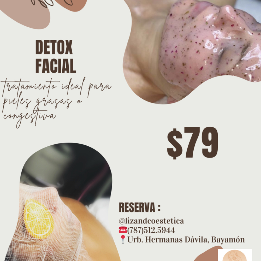 Detox Facial at Liz & Co. in Bayamon, PR