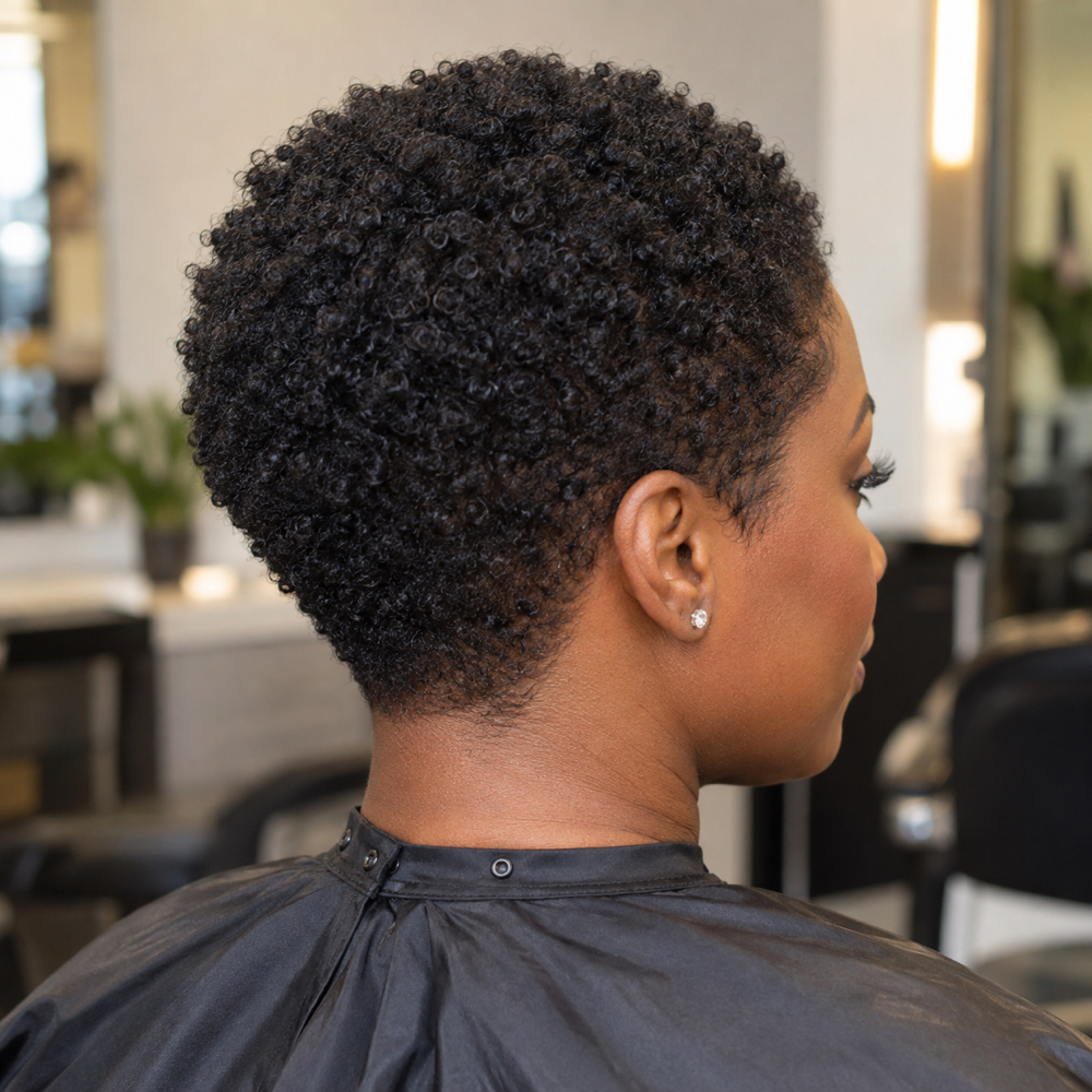 The Big Chop at Anjel Hair and Beauty Studios in College Park, GA