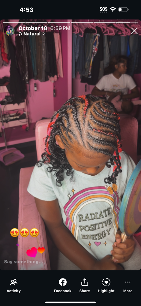 Kids Fulani (3-5) at Funsizethestylist in Houston, TX