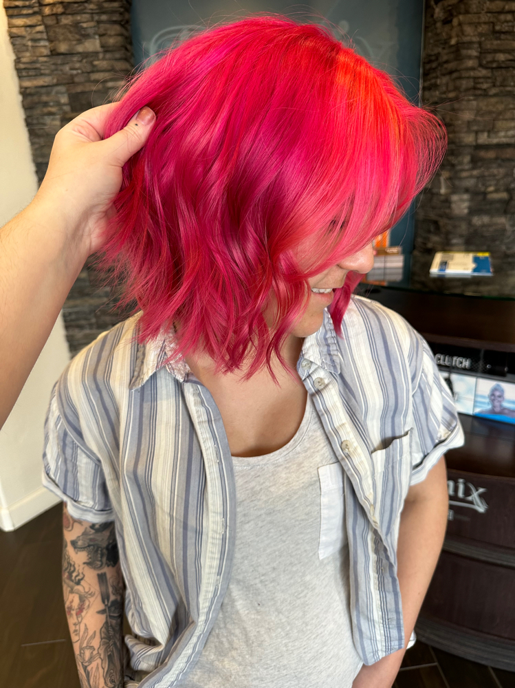 Vivid Color & Haircut