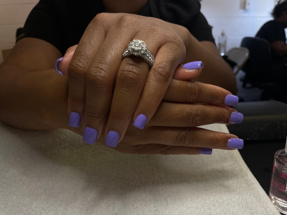 builder gel mani