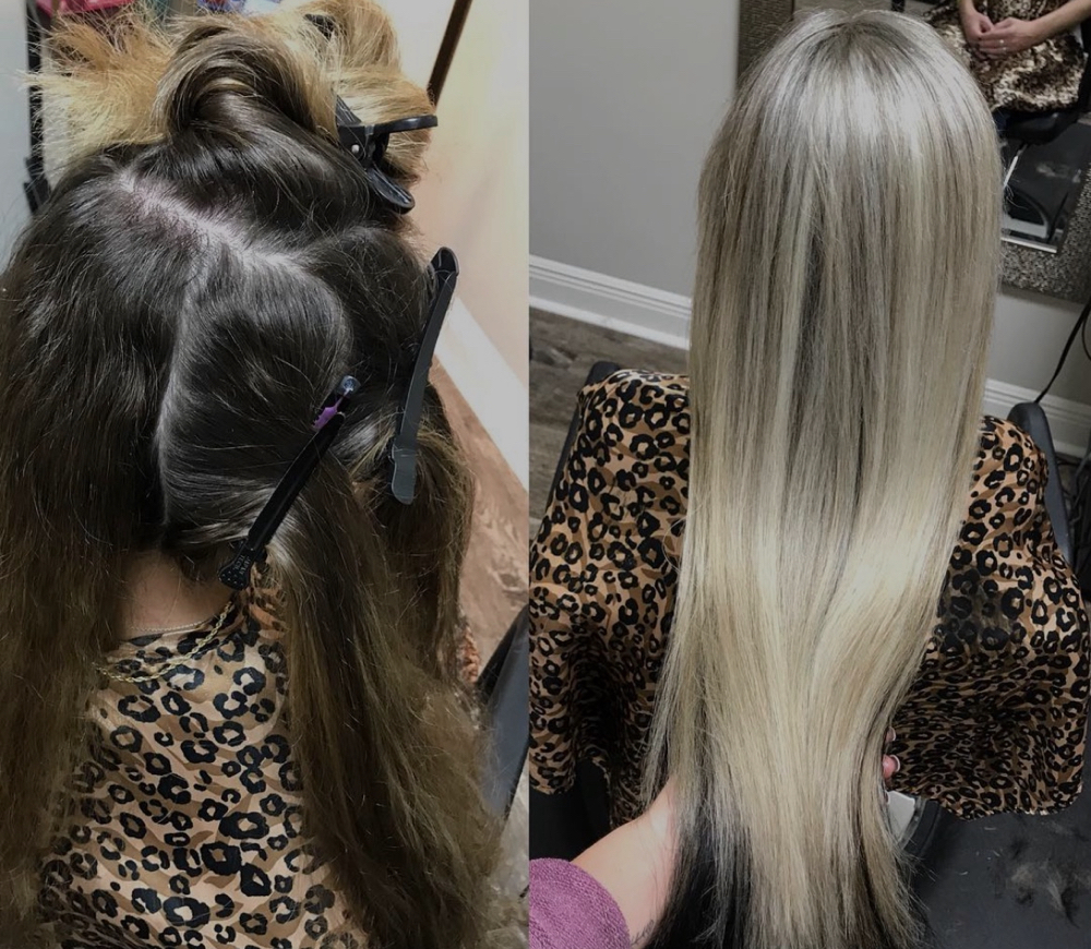 Bleach retouch & tone