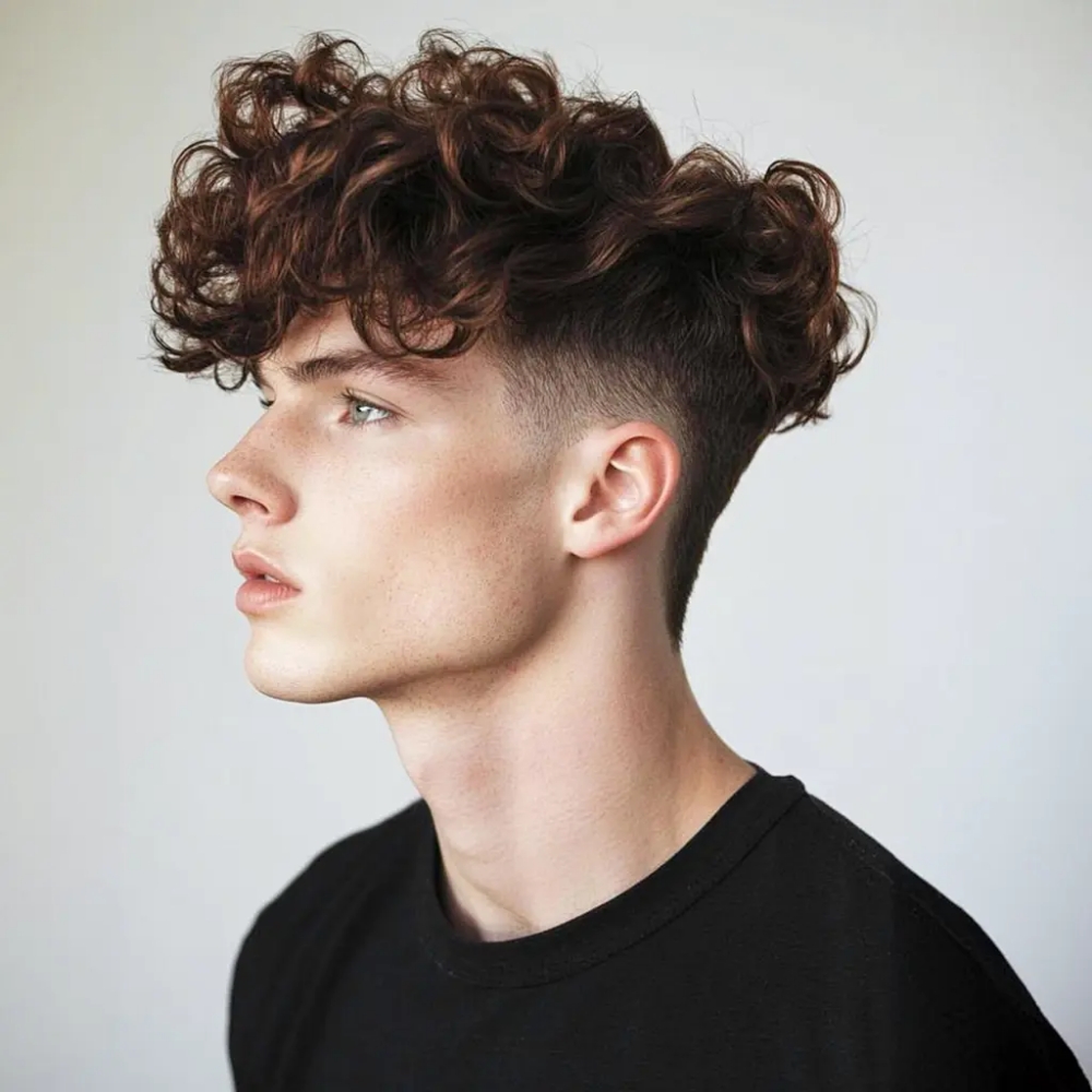 Men's Curly Perm