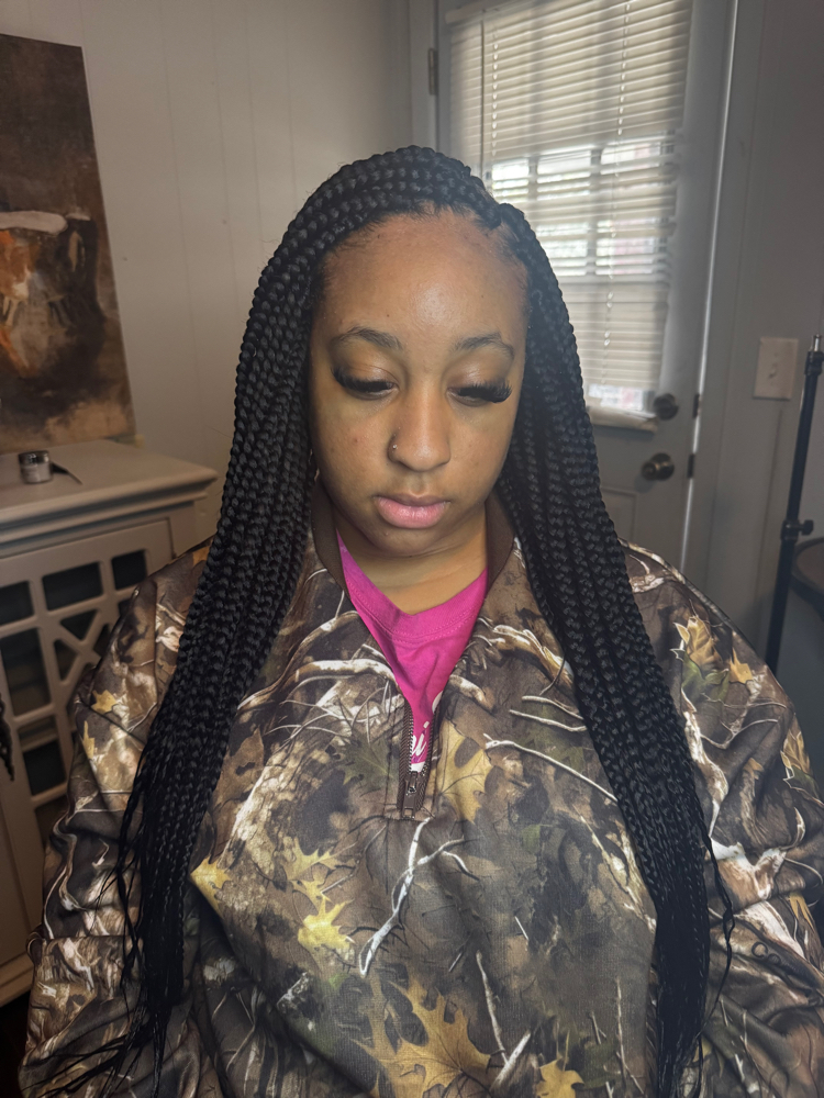 Medium Box Braids 52”