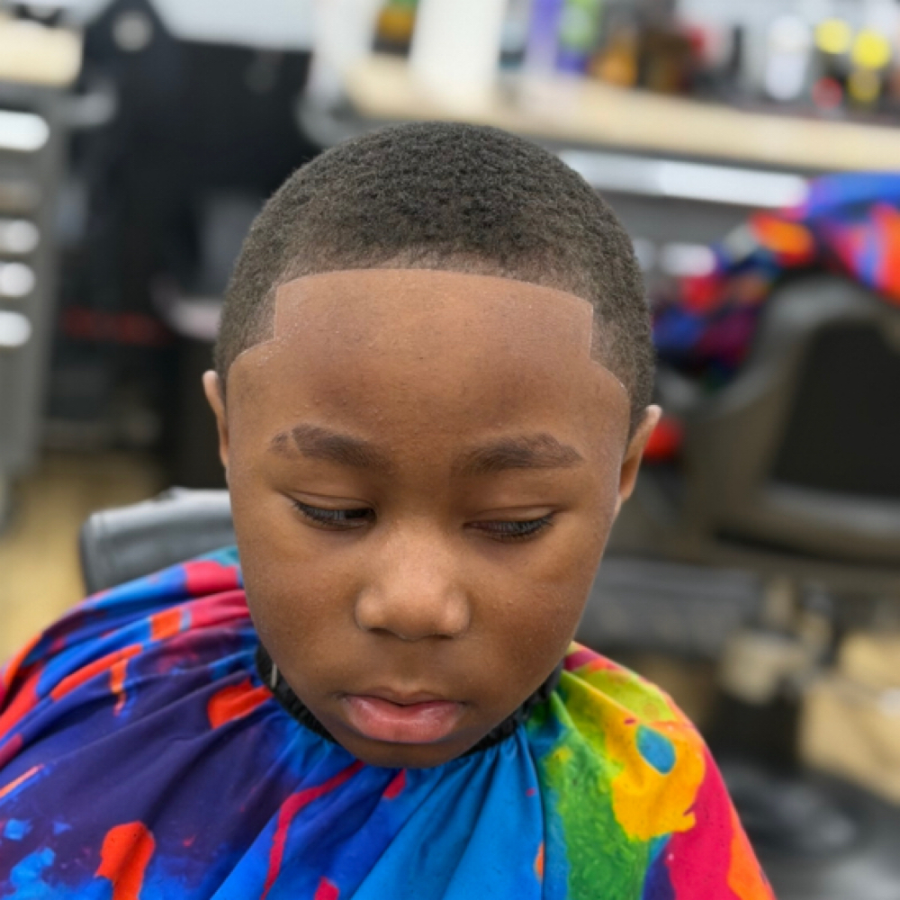 Kid Haircut at Swole Fadez in East Boston, MA