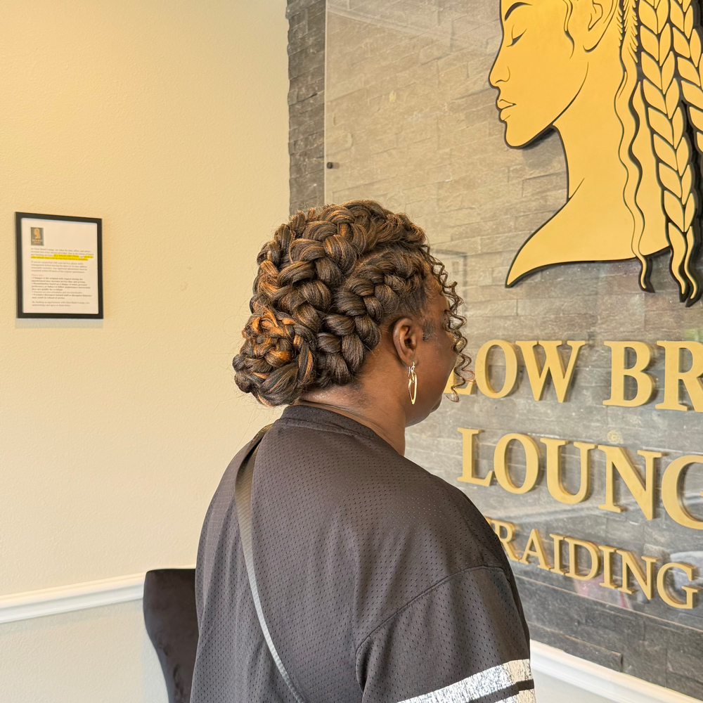 Butterfly braids at Glow Braid Lounge in Pearland, TX