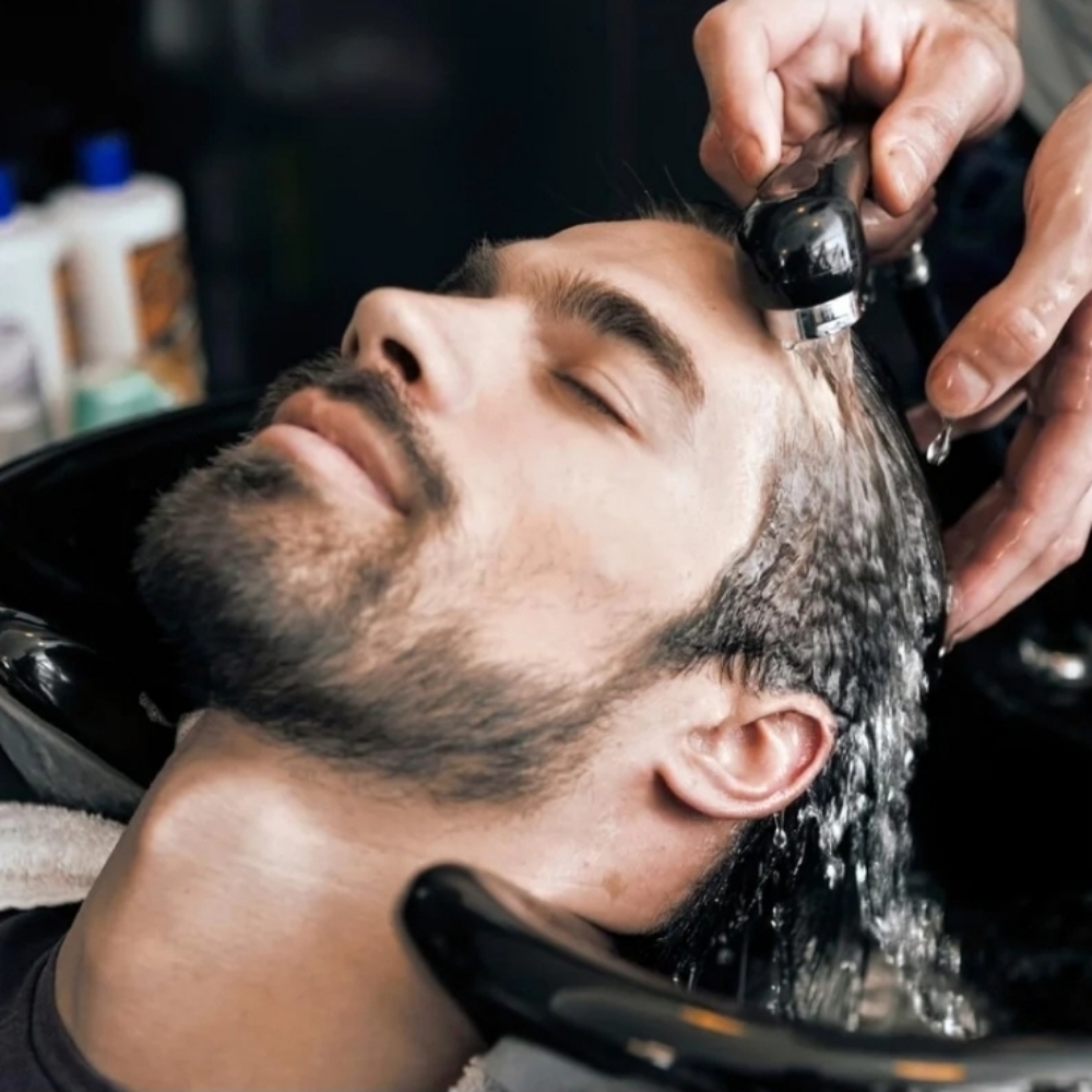 Long Classic Cut with Shampoo at Ole Glory Barbershop in Nashville, TN