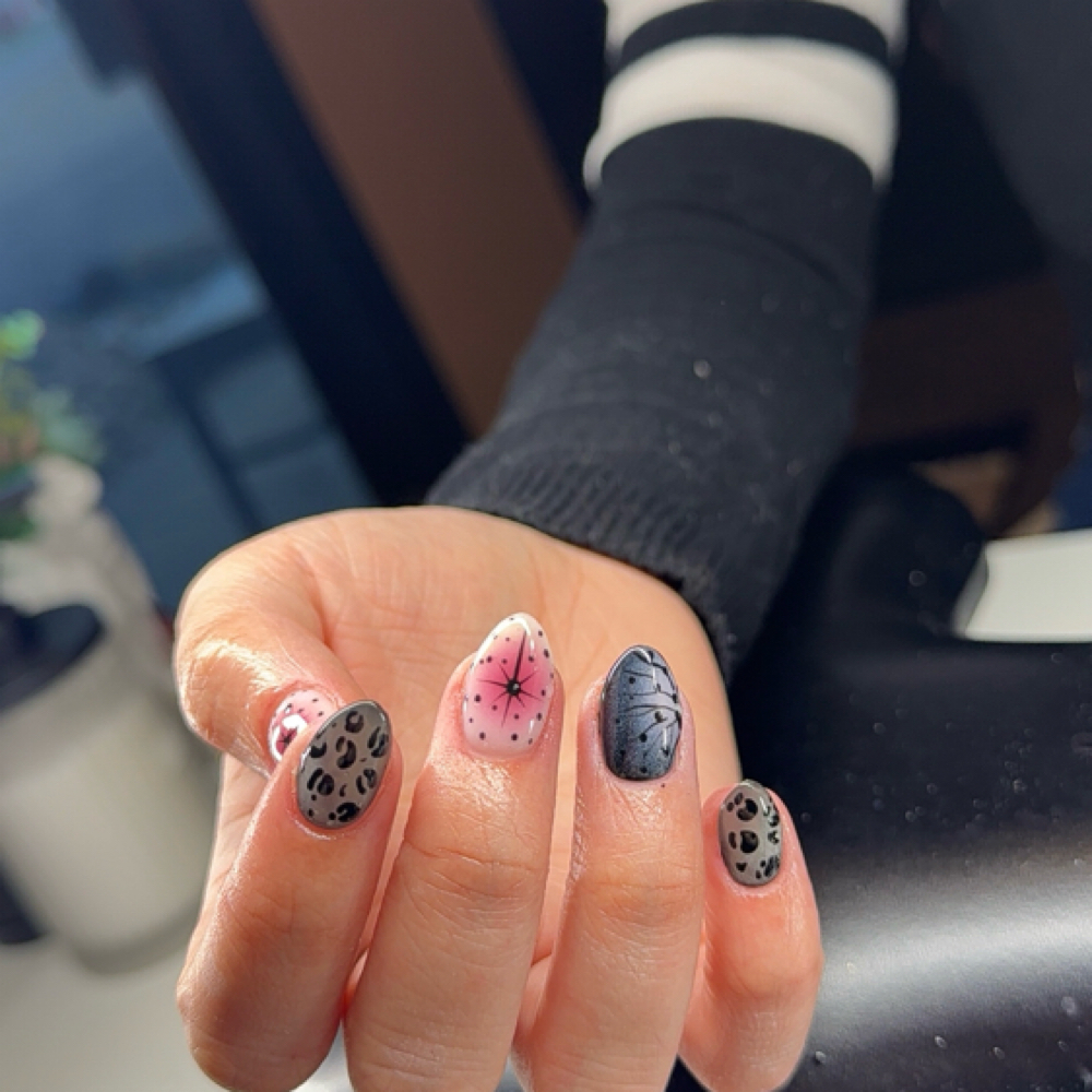 short acrylic❤️🔥 at Enhanced By Kw in North Canton, OH