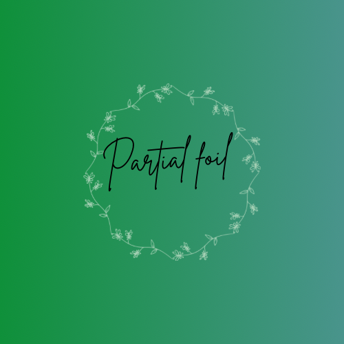 Partial foil
