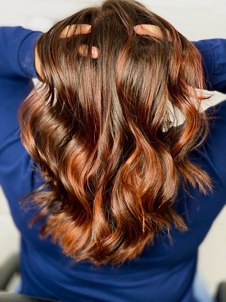 Color/highlight/haircut/style