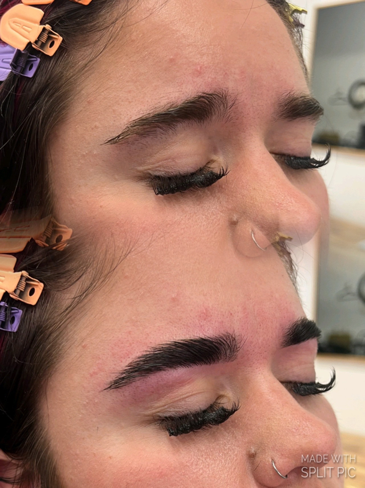 Brow Lamination, Henna + Wax/Tweeze