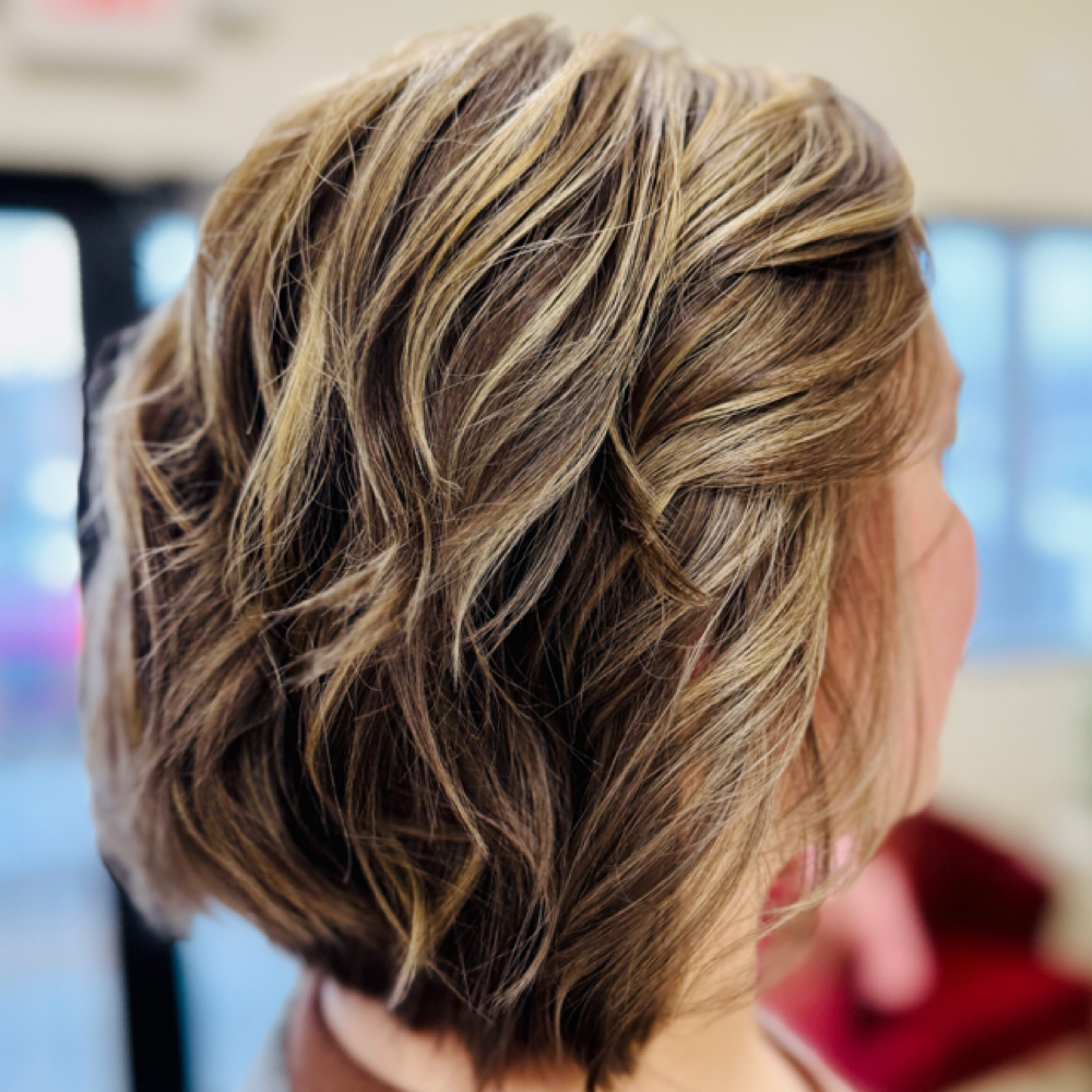 Add On Haircut w/chemical Service at Bombshell Hair & Wellness Studio in Sheridan, WY