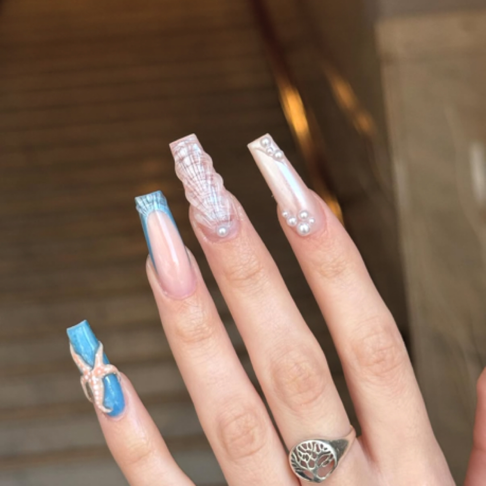 Xlong Acrylic Set at Ali’s Nail Lounge in Leominster, MA