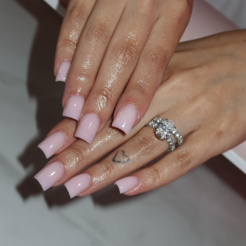 Acyrlic Square Short | Solid Color at MoMoneyNails in Portland, OR