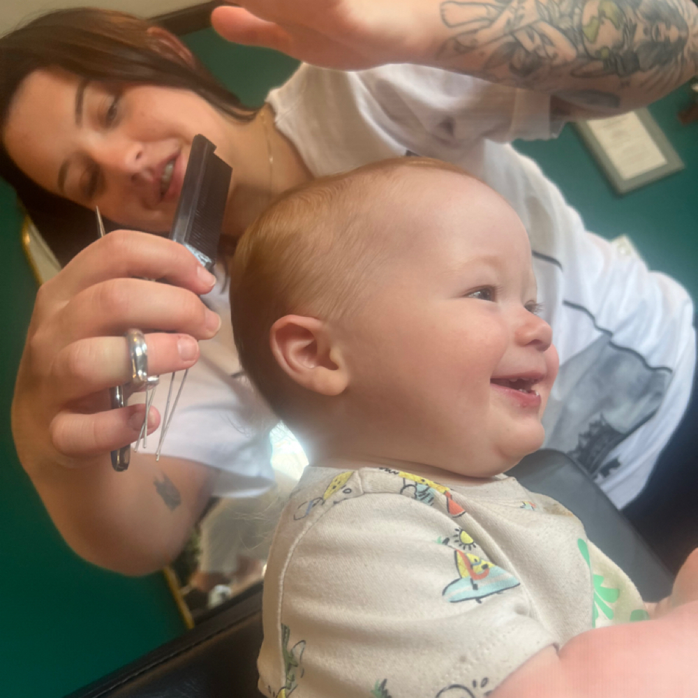 Kids Cut at Urban Edge Styles in Pecks Mill, WV