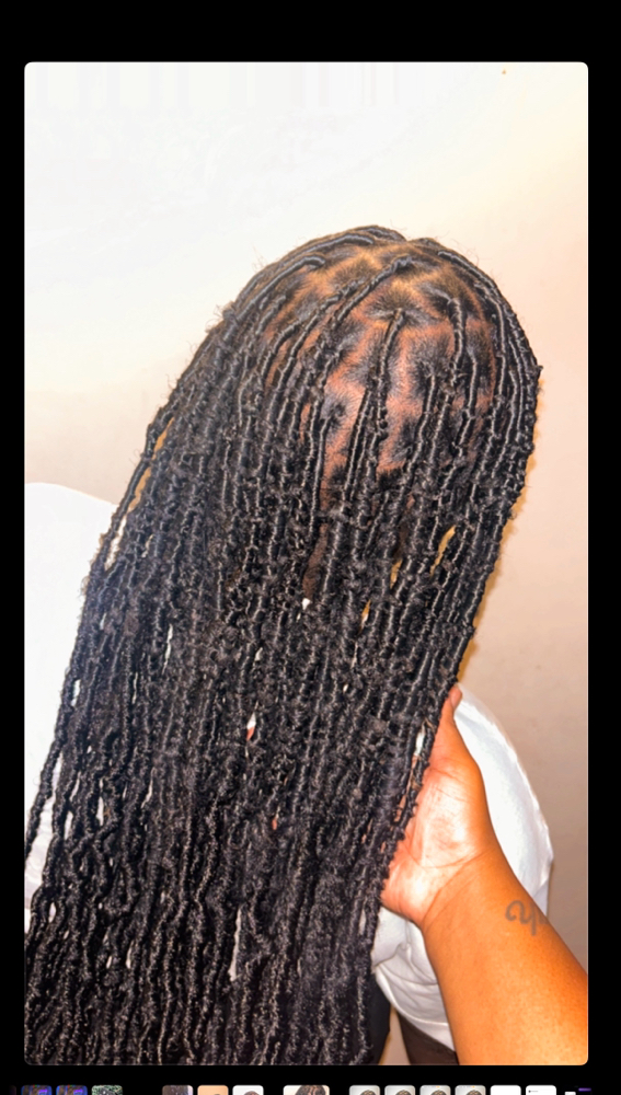 Soft Locs Over Dreads