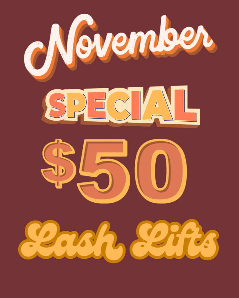 November Lash Lift Special