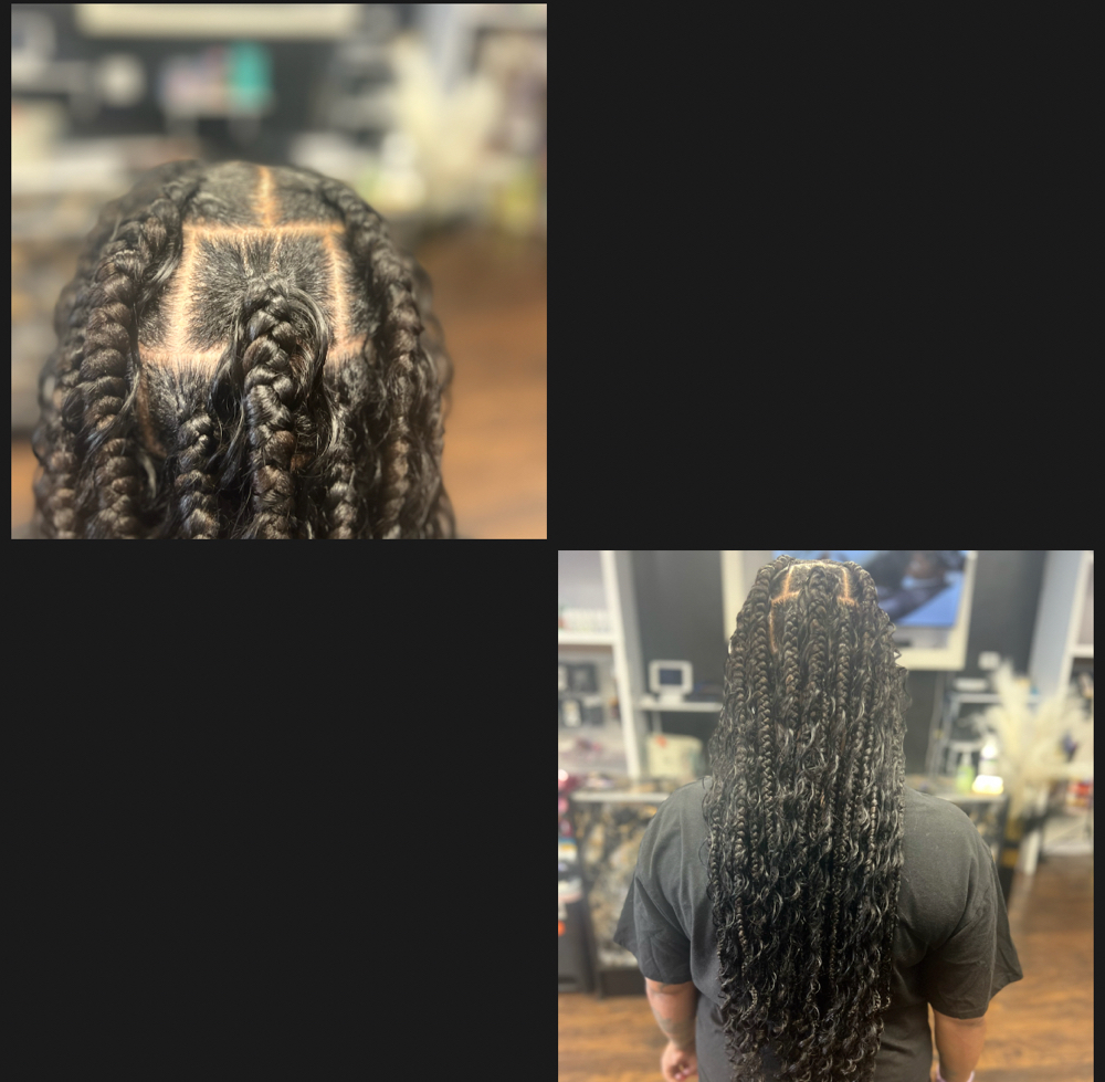 Large Boho Knotless Box Braids at Key Hair Architecture LLC in Aurora, CO