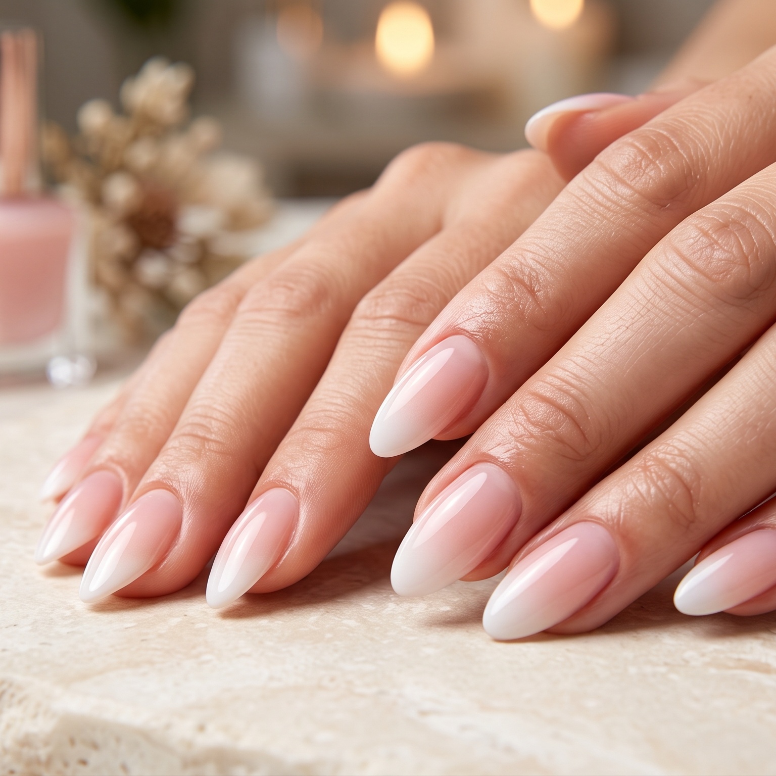 Ombre Nails at Kitchen Nails Desert in El Paso, TX