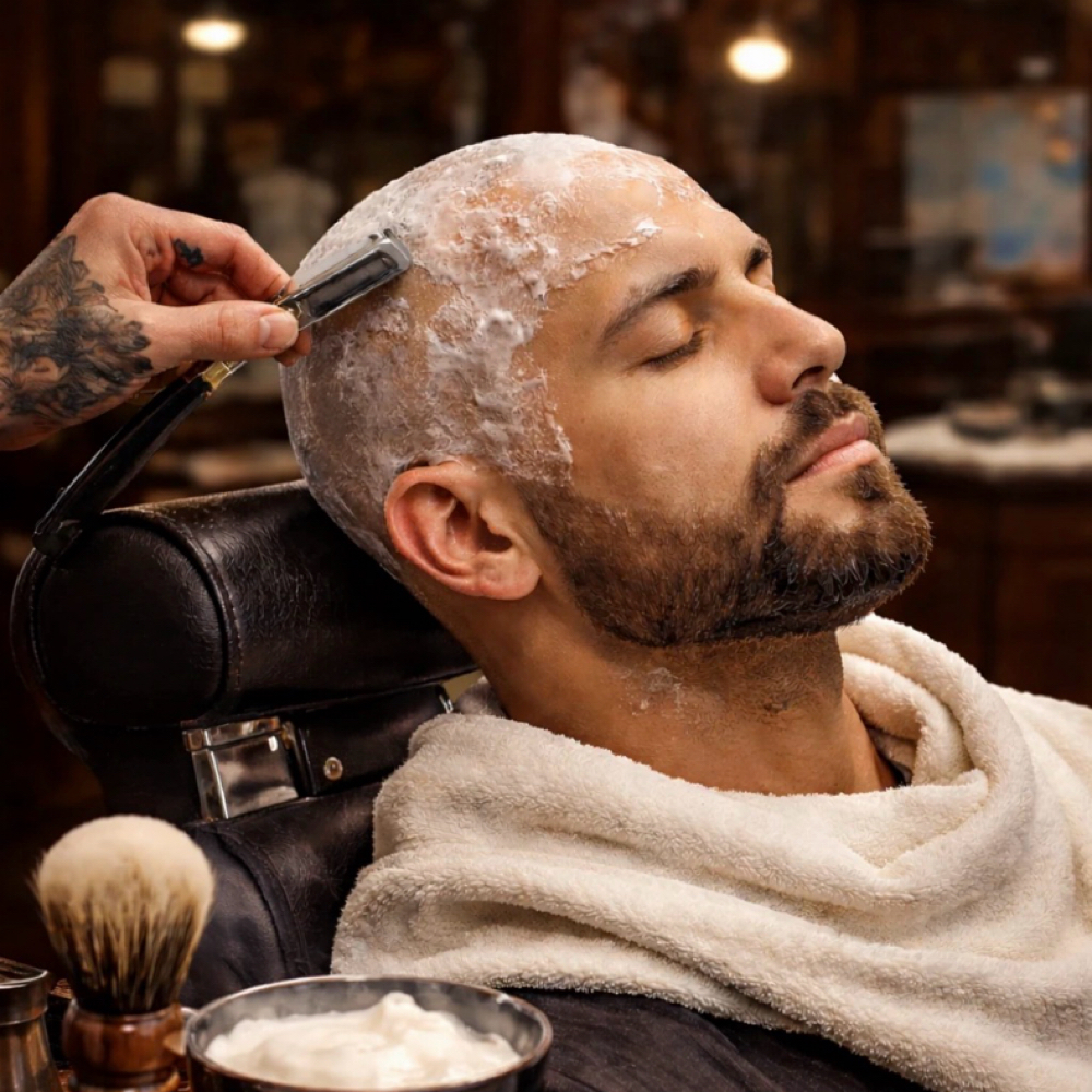 Gentlemen’s Head Shave & Beard at Gaby’s Styled Studio in The Woodlands, TX