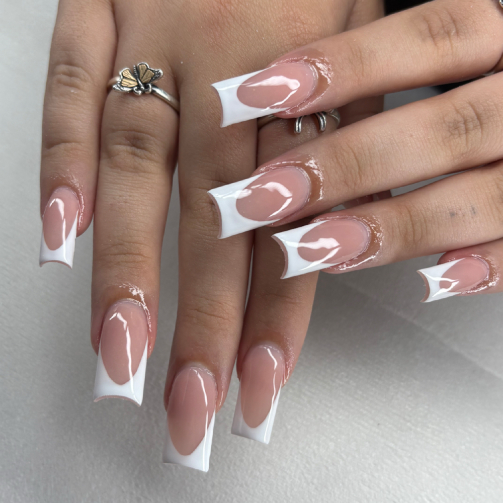 French Tips at NailssByGena in Sinton, TX