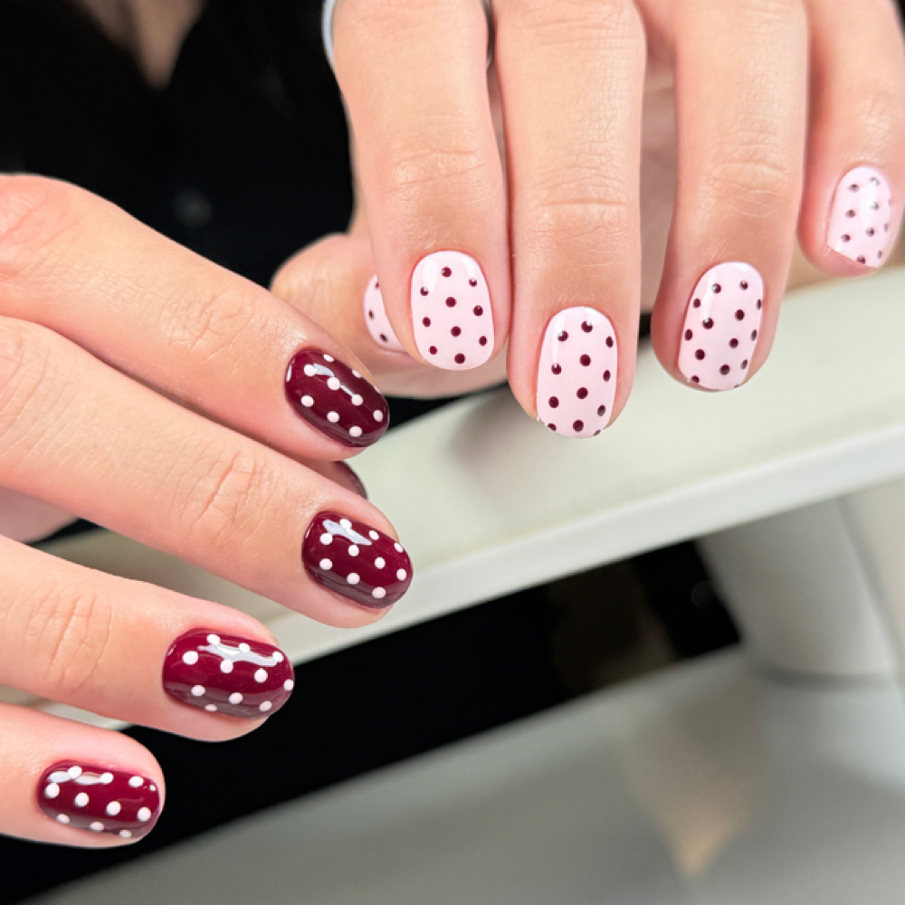 Polka Dot at Di Nails & Design in Duluth, GA