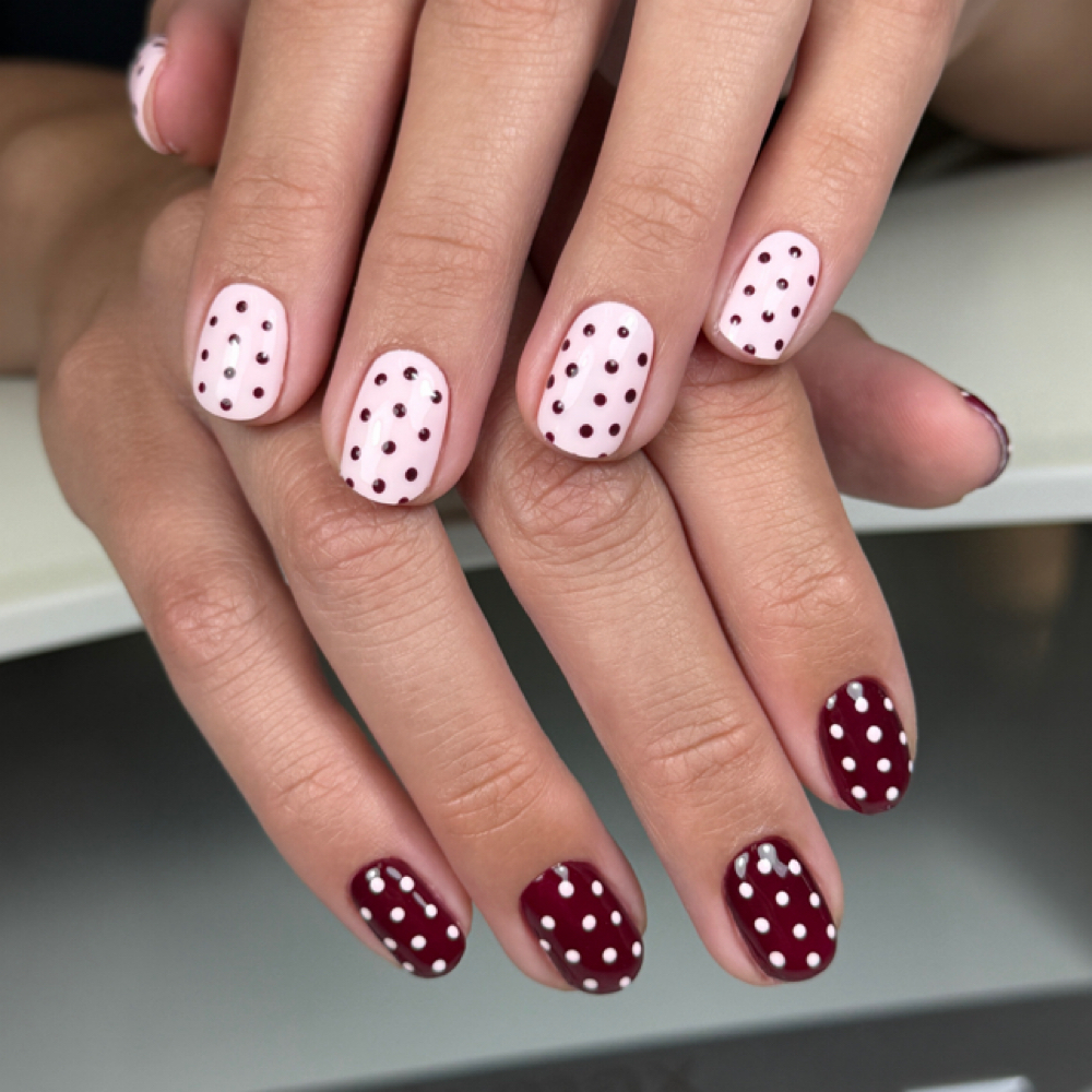 Polka Dot at Di Nails & Design in Buford, GA