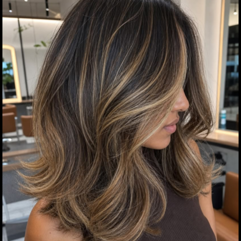 Womans Haircut- Medium Length at Wild Ivy Salon in Phoenix, AZ