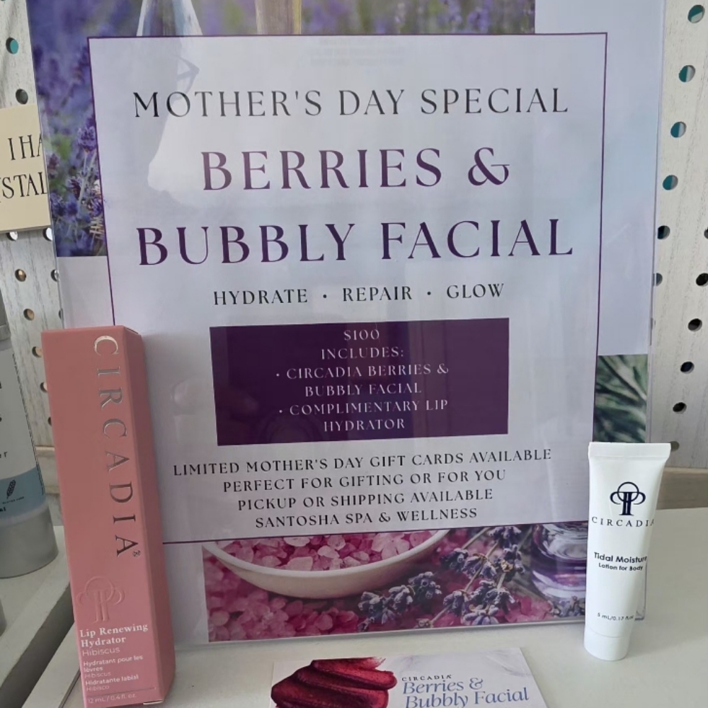 Berries And Bubbly Facial at Santosha Spa in Burlington, WI