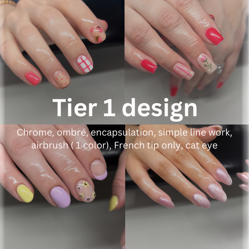 Tier 1 Design at Nails By Natalie K in Romeoville, IL