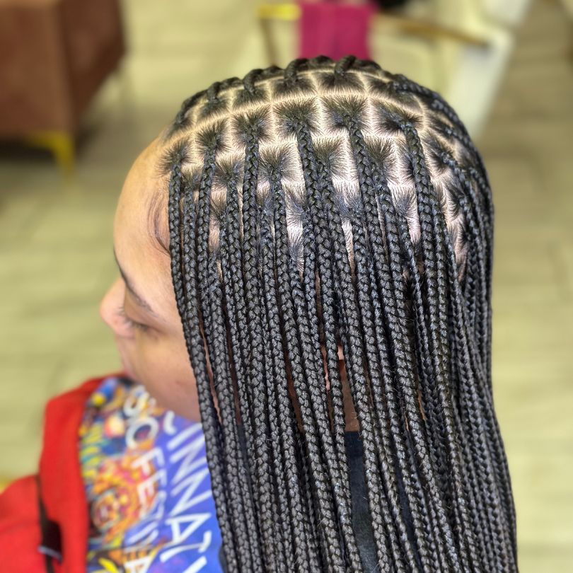 Small Knotless Braids/ Island Twist at The Royal Way in Rochester, NY