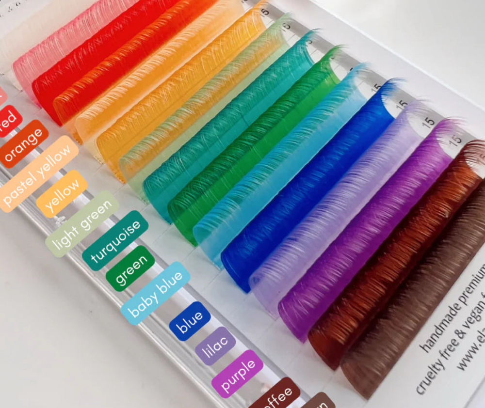 Colored Lashes ( not black )