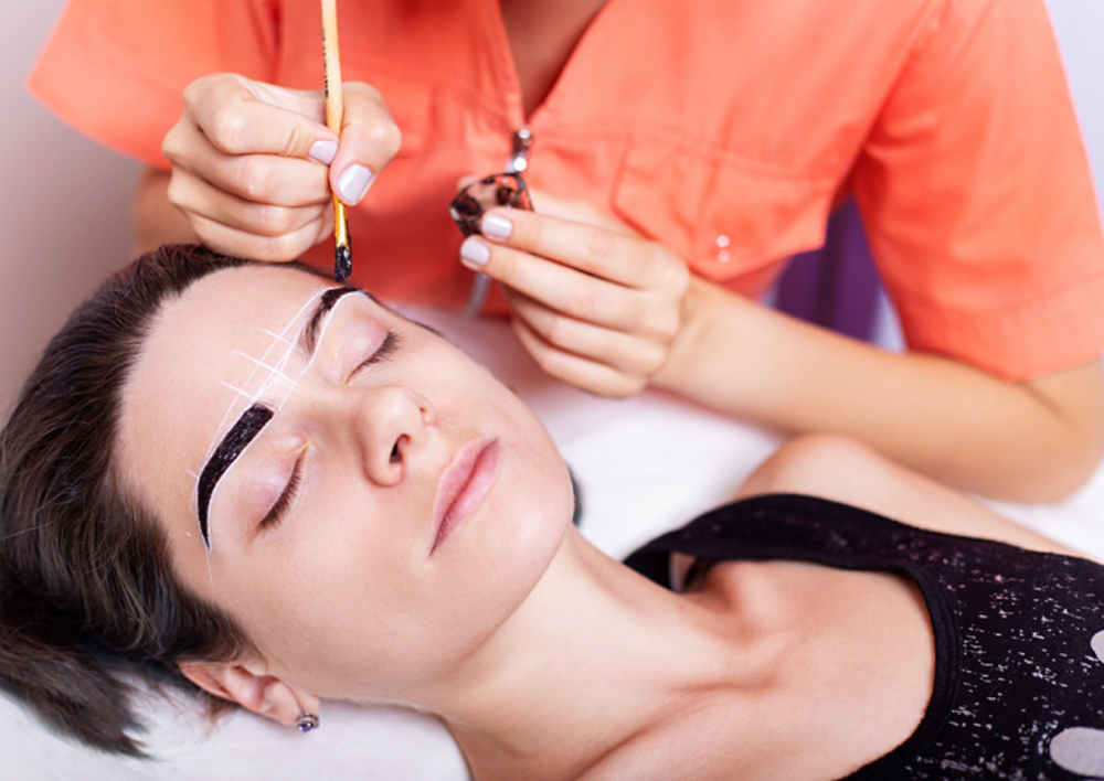 Brow Tinting With Brow Sculpt