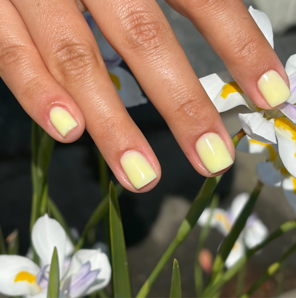 Rubber Base Manicure at Anna Art Nail Studio LLC in San Mateo, CA