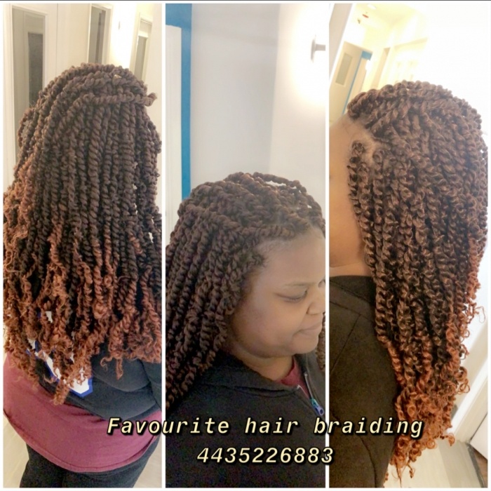 PASSION TWIST CROCHETS at Favourite Hair Braiding in Cantonsville, MD
