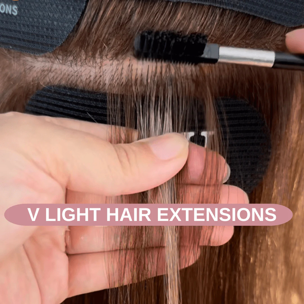 V-Light Hair Extension Consultation at The Hive Salon Spa in Galt, CA