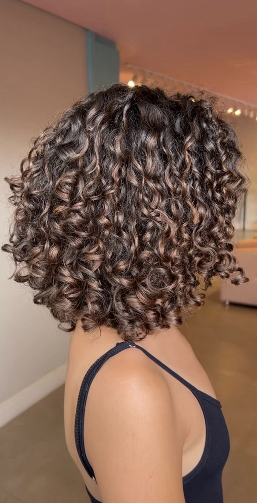 Curly Hair Cut