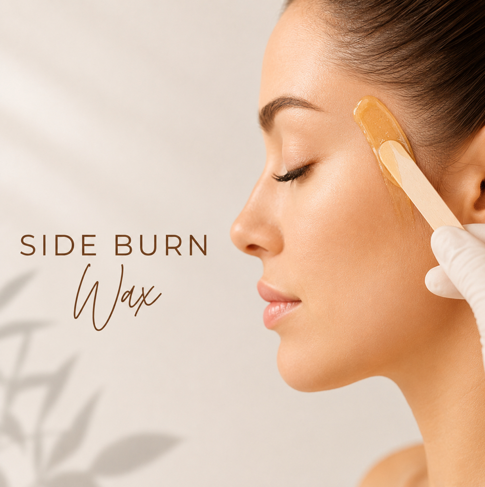 Side Burn Wax at Beauty by Chelsea J Waxing • Lashes • Brows • Permanent Jewelry in Riverside, CA