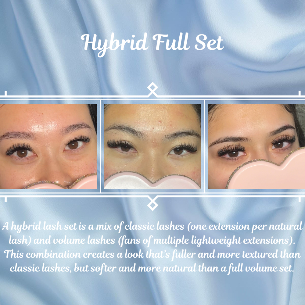 Hybrid Full Set at Lash w Nikki in Clovis, CA