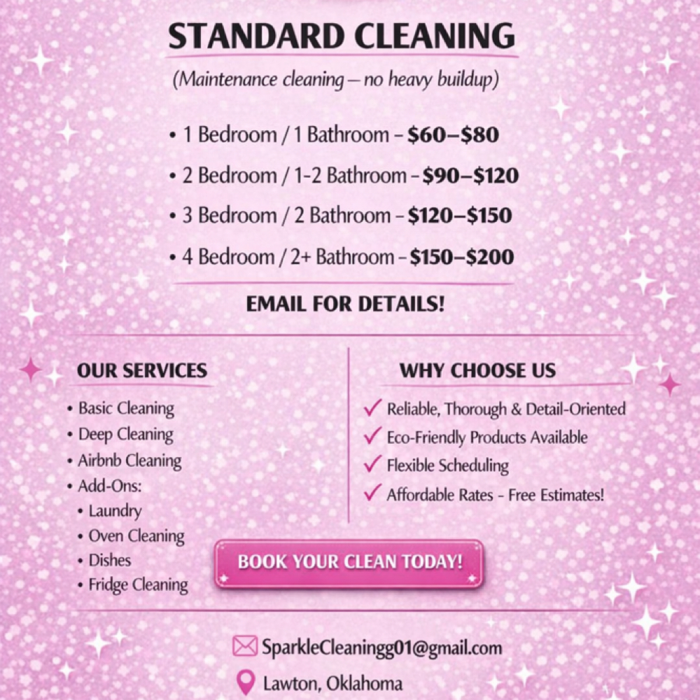 Standard Cleaning at Pretty & Polished Cleaning