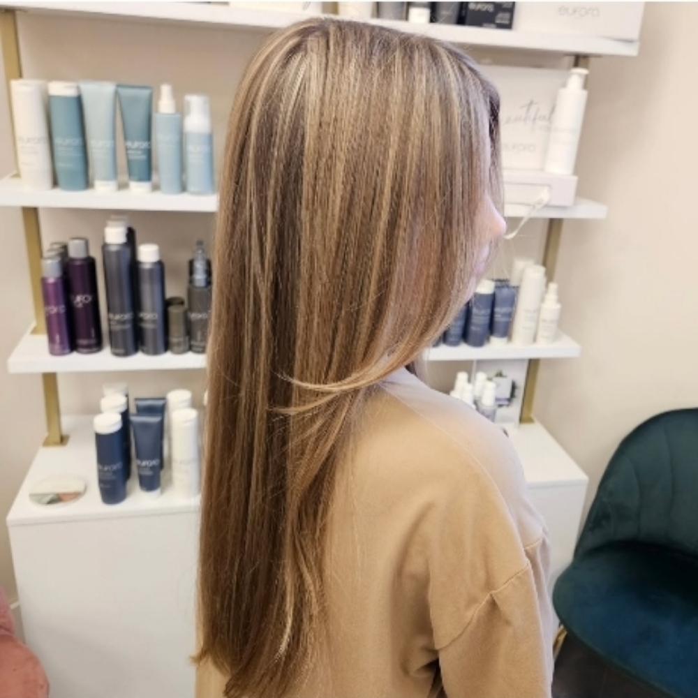 Teen Woman's Hair Cut at Salon Blume in Cornelius, NC