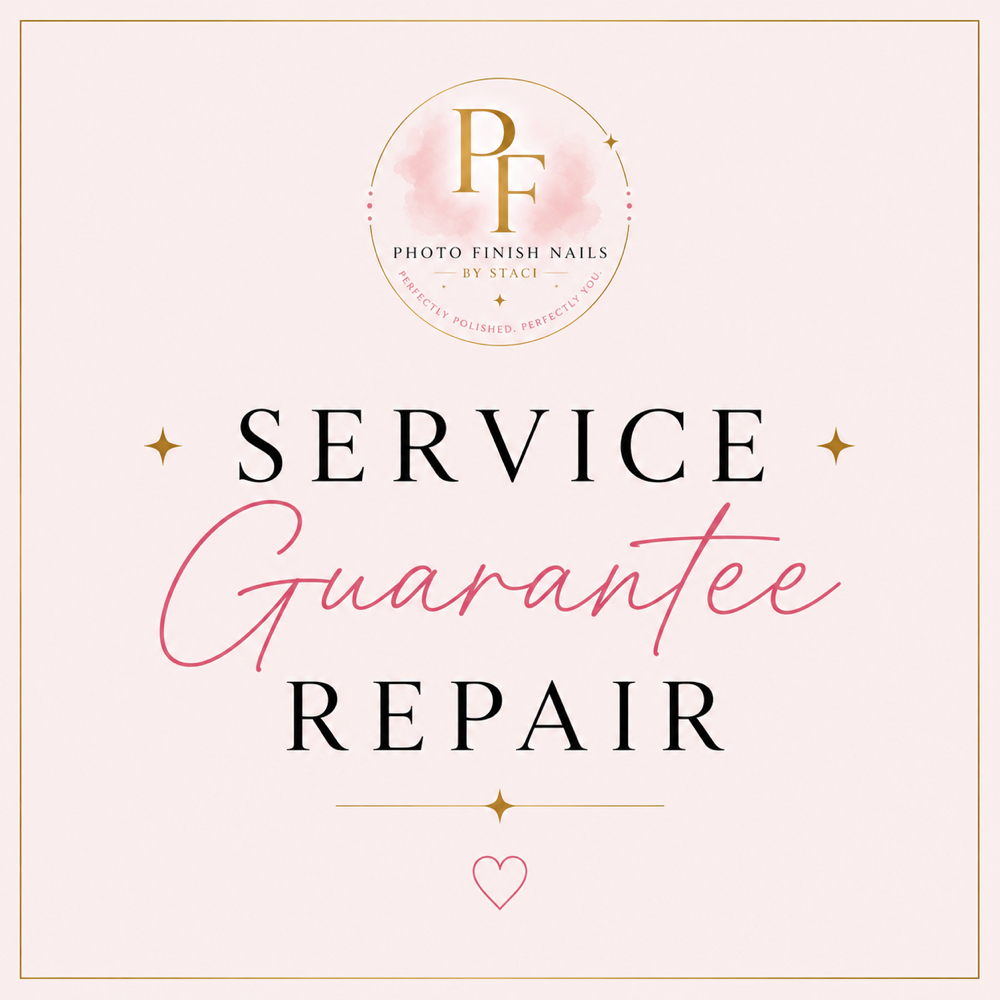 Service Guarantee Repair at Photo Finish Nails in Akron, OH