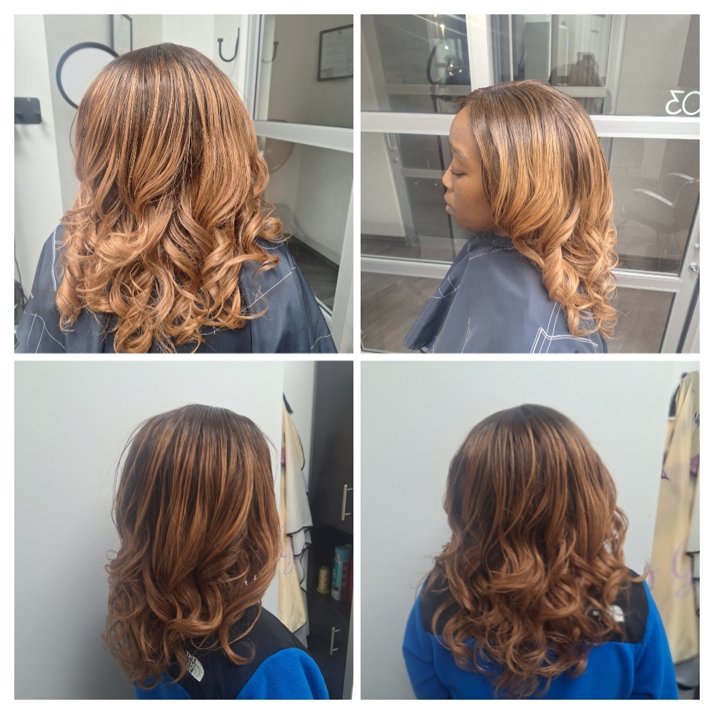 Weaves at GLOW WITH EXTENSIONS SALON