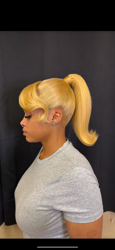 Double Frontal Ponytail