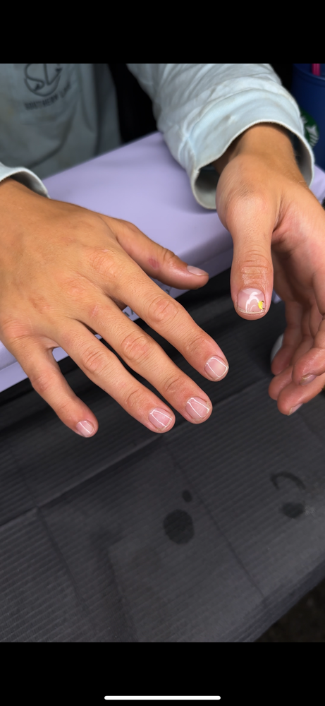Man-icure at Andreas Beauty Ave in Lawrence, IN