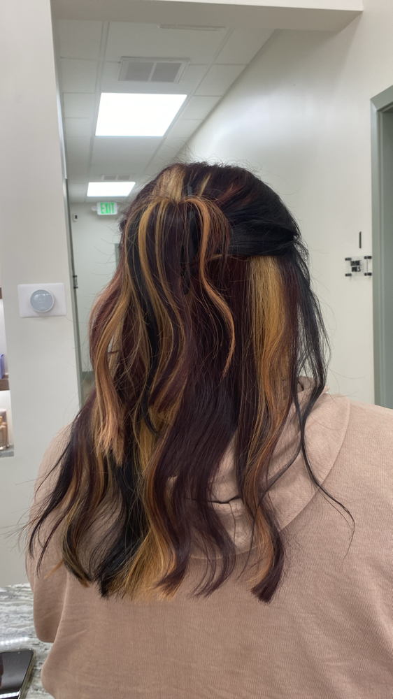 Calico Hair at Behindthehairr in Rancho Cucamonga, CA