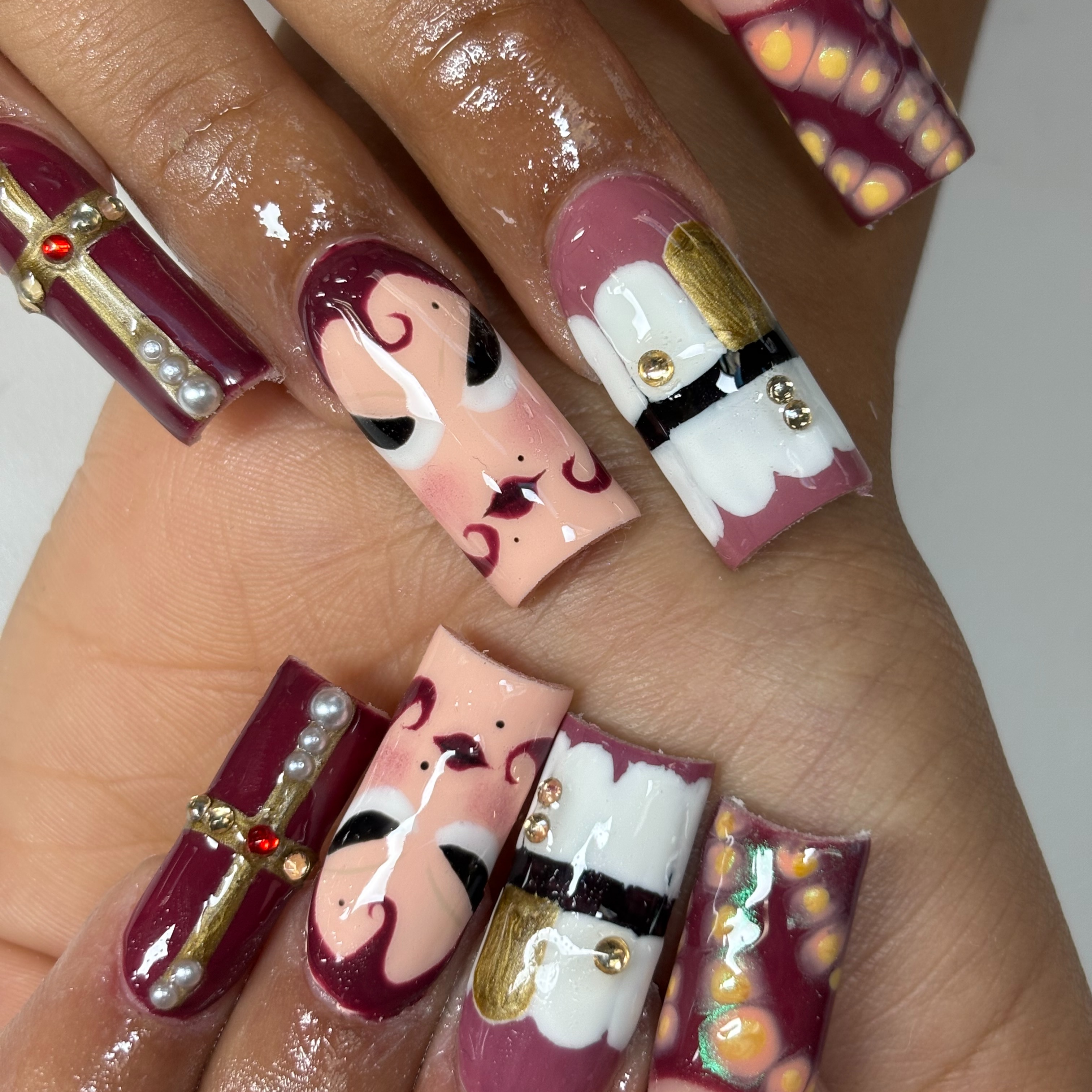 Long Full Acrylic Set at meraryheartsnails in Copiague, NY