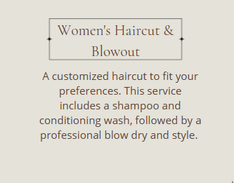 Women's Haircut & Blowout
